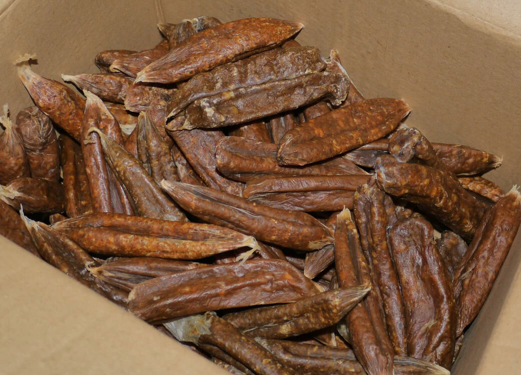 Hollings Natural Dog Treat Dried Sausages Bulk 3kg