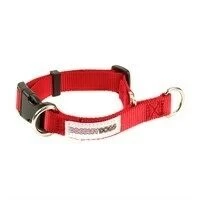 Great&Small Doodley Dogs Red Plain Nylon Collar